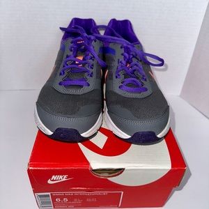 Nike women’s purple and grey sneakers, size 6.5.